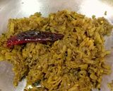 A picture of step 3 of Thor (Banana Stem) Bhaja Bengali Style.