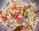 A picture of step 5 of Vegetables Fried Rice.