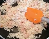 Foto del paso 3 de la receta: Tortilla de arroz con bacon y judías (bajocas)