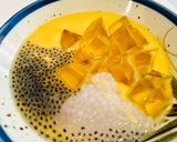 Hình bước làm 4 của món Chè xoài bột báng thạch rau câu