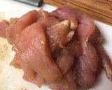 A picture of step 1 of Beer Battered Chicken Nuggets.