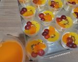 Foto langkah ke 3 dari resep 46.2023. Silky Fruit Pudding (15 cup uk 150 ml).