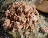 Foto del paso 4 de la receta Nidos de calabacín relleno de atún y queso azul