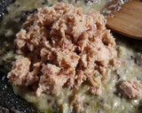 Foto del paso 4 de la receta: Nidos de calabacín relleno de atún y queso azul