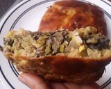 Foto del paso 14 de la receta: Empanada🥧 con relleno de arveja, huevo🍳, acelga🌿 y puerro🌰...🤔