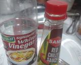 A picture of step 3 of Schezwan sauce noodles.