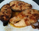 Hình bước làm 1 của món Canh chua cá hồi