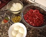 Foto del paso 1 de la receta: Empanadas de carne cortada a cuchillo