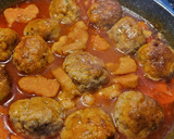 Foto del paso 8 de la receta: Albóndigas con garbanzos o puré de patatas