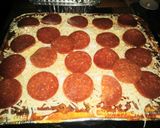 A picture of step 11 of Baked Spaghetti with Pepperoni.