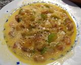 Foto del paso 5 de la receta Tortilla de calabacín y gambas