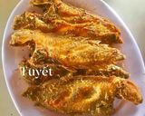 Hình bước làm 2 của món Cá mó muối hành tiêu chiên