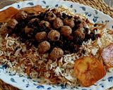 عکس مرحله 10 از دستور رشته پلو با گوشت قلقلی