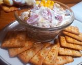 Foto del paso 4 de la receta: Dip Ranchero de Salchicha, Choclo y Queso
