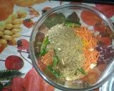 A picture of step 2 of Instant Carrot Pickles.