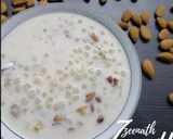 A picture of step 2 of Sabudana and Rice Kheer.