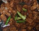 A picture of step 3 of Red spicy Chicken 65.