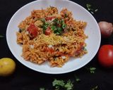 A picture of step 5 of Bhel Puri.
