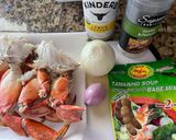 Hình bước làm 1 của món Cua rang me
