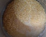 A picture of step 1 of Brahmi pappu.