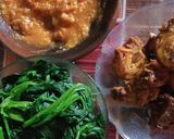 Foto langkah ke 6 dari resep Ayam Goreng Lalap Bayam.