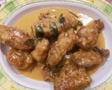 A picture of step 7 of Salted Egg Butter Chicken.