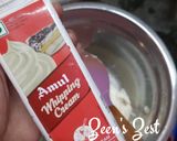 A picture of step 2 of Indian Cherry Cheesecake.