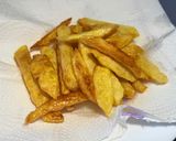 A picture of step 6 of Halloumi and Chips (Vegetarian).