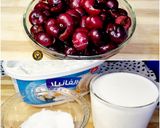 A picture of step 2 of Cherry Vanilla Milkshake.