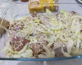 Foto langkah ke 5 dari resep Kentang ayam panggang keju + Mozarella.