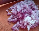 A picture of step 1 of Karela Sabzi.