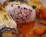 Une image de l'étape 7 de Rôti de poulet et pommes de terre carottes.