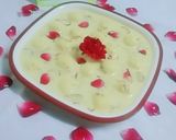A picture of step 13 of Angoori Rasmalai.