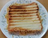 A picture of step 4 of Besan Chilla Sandwich.