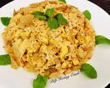 Hình bước làm 3 của món Cơm Chiên Gà Kim Chi