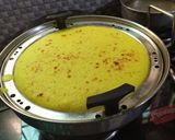 A picture of step 2 of Khatta Dokhla.