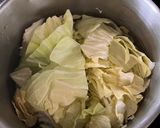 A picture of step 2 of Sautéed Cabbage with Sweet Paprika and Garlic.