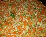 Foto del paso 1 de la receta: Tortilla de zapallitos, zanahorias y avena