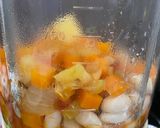 A picture of step 4 of Ribollita - rich man's poor man's soup.