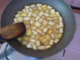Tumis udang tahu taoge cangjang