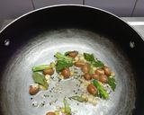 A picture of step 1 of Mavinakayi Chitranna (Raw mango rice).