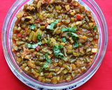 A picture of step 4 of French Beans and Brinjal Curry.