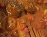 A picture of step 5 of Friday Mince balls and pasta.
