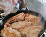 Une image de l'étape 1 de Côte de veau crème et champignons.