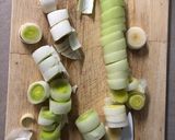 Une image de l'étape 2 de Fondue de poireaux à la crème.