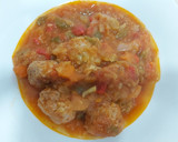 Foto del paso 1 de la receta: Albóndigas de pollo en salsa de pisto