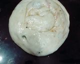A picture of step 6 of Afghani fateer piyazi.