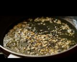 A picture of step 1 of Vegetable Upma.
