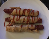 Foto del paso 3 de la receta: Rollitos de salchicha😋