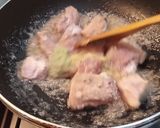 A picture of step 2 of Arvi Gosht.